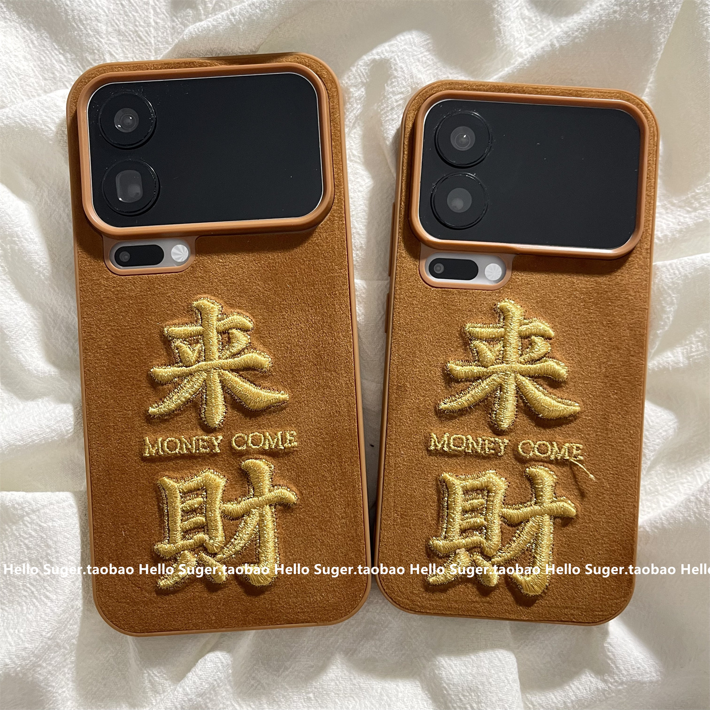 适用小米17绒布国风防摔壳