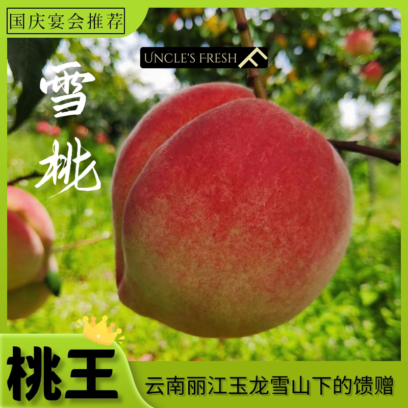 丽江雪桃拉市【国庆宴会礼盒】应季新鲜现摘顺丰包邮云南特产