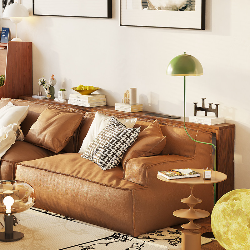 沙发后置物架实木落地靠墙夹缝