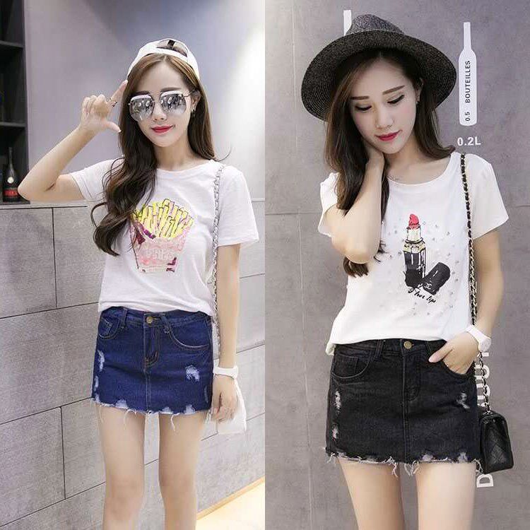 韩版新款破洞牛仔短裙裤女春夏季修身a字裙毛边包臀防走光半身裙|msdalam kategori Butik wanita / wanita, skirt - dari Buy2taobao.com untuk memberikan perkhidmatan ejen Taobao profesional membeli