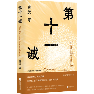 【亲签本】第十一诫  黄梵 创作的一部知识分子题材的长篇小说 年轻知识分子的忏悔录