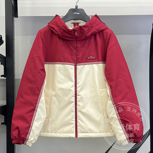 李宁女子棉服2026春季 中国文化故宫联名防泼水短棉服AJMW084 新款