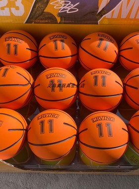 弹力球橡胶空心免充气球儿童亲子互动球星数字迷你小篮球益智玩具