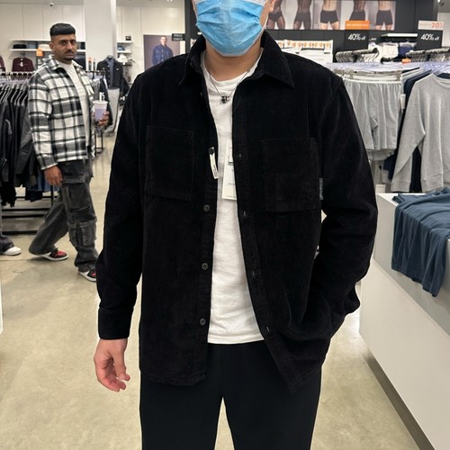 CK日系复古休闲灯芯绒衬衫外套