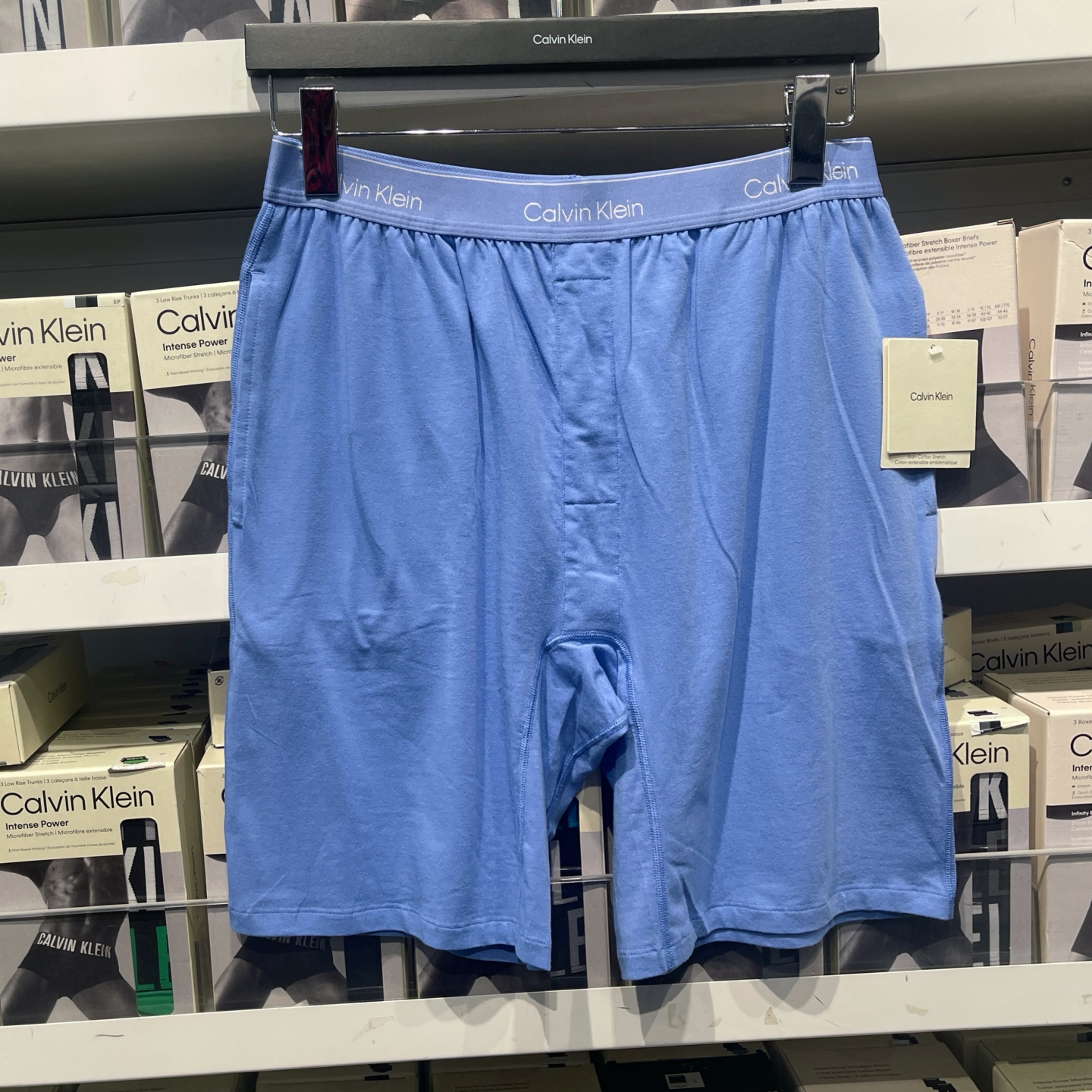 CK男士夏季休闲纯棉透气居家短裤