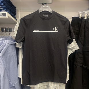 新款 男士 夏季 T恤 简约百搭字母LOGO印花纯棉短袖 Klein Calvin