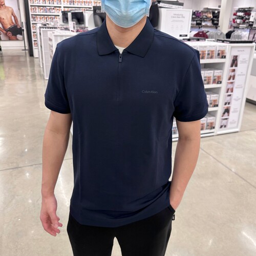 CK男士夏季速干透气短袖POLO衫