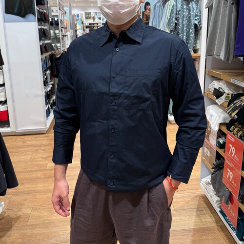 CK男士秋冬休闲纯色百搭长袖衬衫