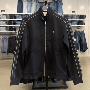 2026秋冬Calvin Klein CK 男士休闲立领串标加绒拉链开衫卫衣套装
