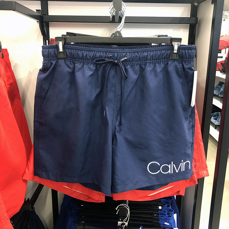 2020夏季新款CK/Calvin Klein 男士字母宽松休闲短裤沙滩裤游泳裤