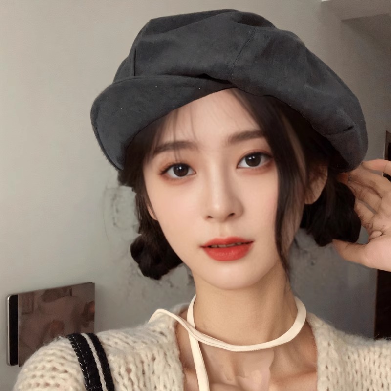 2025八角帽复古百搭秋冬多种戴法