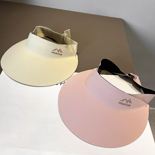 加大无痕遮阳防晒帽女大头围帽子太阳帽不勒头骑车空顶帽大帽檐男