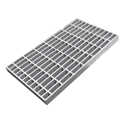 Corrosion-resistant steel grating for chemical plants