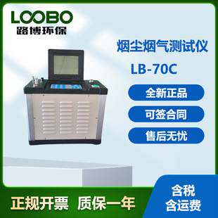 青岛路博LB-70C低浓度大流量自动烟尘烟气测试仪油烟高精度检测