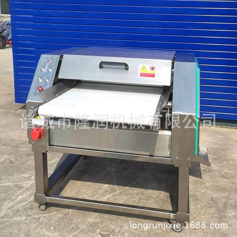 厂家供货鸡脖剥皮机 新款鸡腿琵琶腿去皮机 连续式鸡脖扒皮机