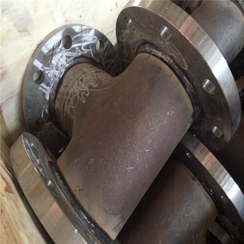 厂家生产定做钢制排泥三通 DN250*DN100排水用镀锌钢制全法兰三通
