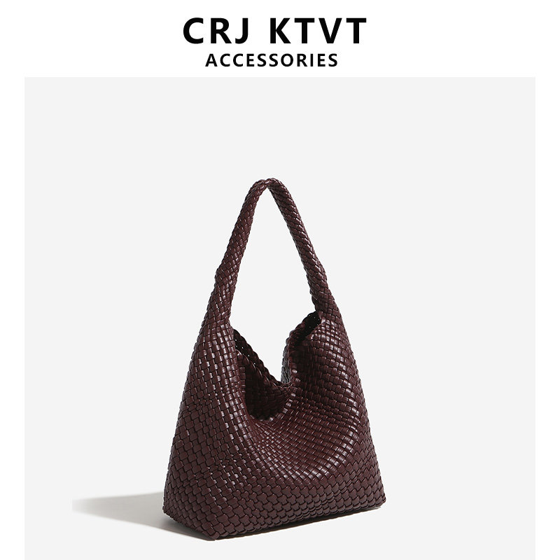 CRJKTVT大容量手工编织包包女