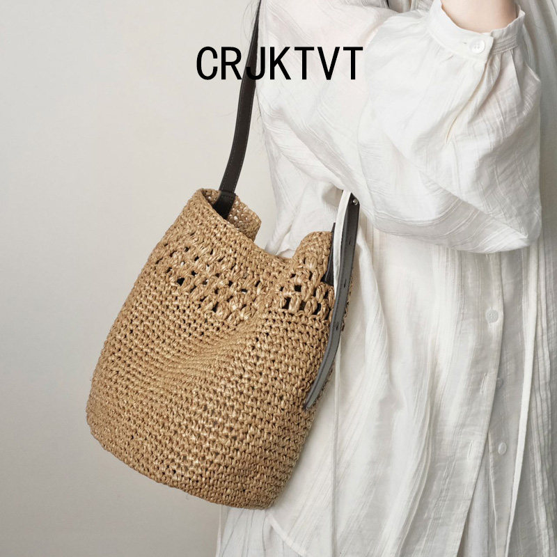 CRJKTVT2026新款休闲风草编包