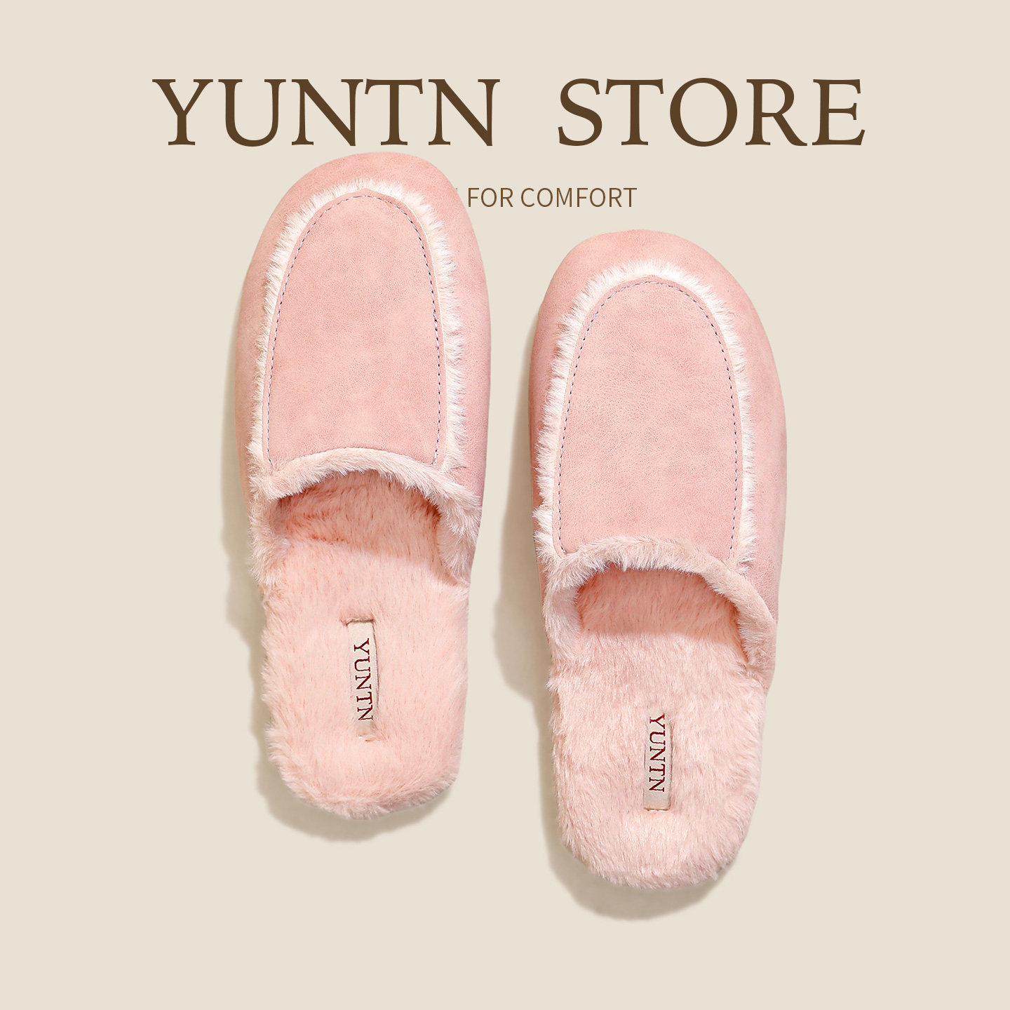 秋冬磨砂哑光高级感防水皮棉拖鞋女加绒保暖防滑轻便牛筋底居家男,居家布艺,居家棉拖/棉鞋,淘宝优惠券,粉丝福利购,淘宝优惠卷