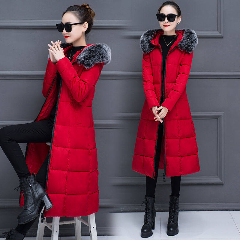 反季棉衣女中长款韩版修身时尚连帽加厚大码宽松过膝羽绒棉服棉袄在类目 女装/女士精品, 棉衣/棉服中 - 来自Buy2taobao.com提供专业的淘宝代购服务