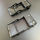 加厚滚珠扣头无牙无孔皮带平滑扣子 款 滚轴扣4CM腰带男士 皮带老式