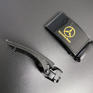 男士 带扣 黑皮带扣头打孔航空腰带板扣头子合金钉扣贴面挂扣打眼裤