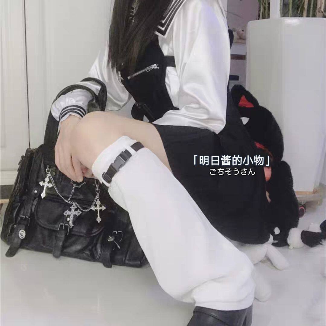 可爱袜子暗黑袜套日系原宿风
