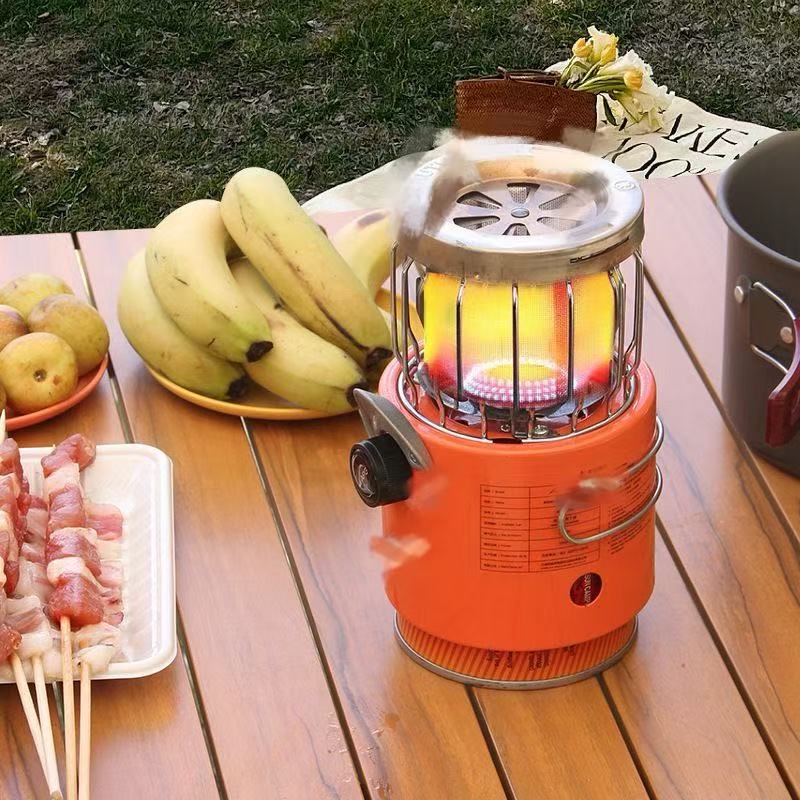 冬钓炉子户外燃气帐篷取暖炉便携式取暖器家用液化气室内冰钓炉子