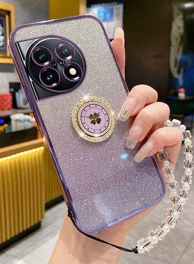 适用于一加11手机壳1加11保护硅胶套oneplus11全包防摔PHB110透明软壳创意十一外壳pro女115g带支架高级感新