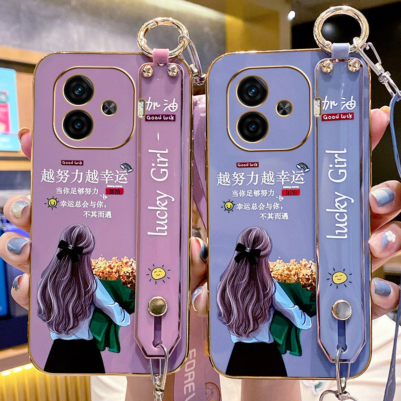 腕带创意手机壳 软硅胶 送斜挎挂绳