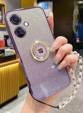 适用于oppoK11手机壳oppo保护K11X硅胶套渐变透明PJC110新款opρo带支架手链opop全包K11防摔高级感opk0pk11