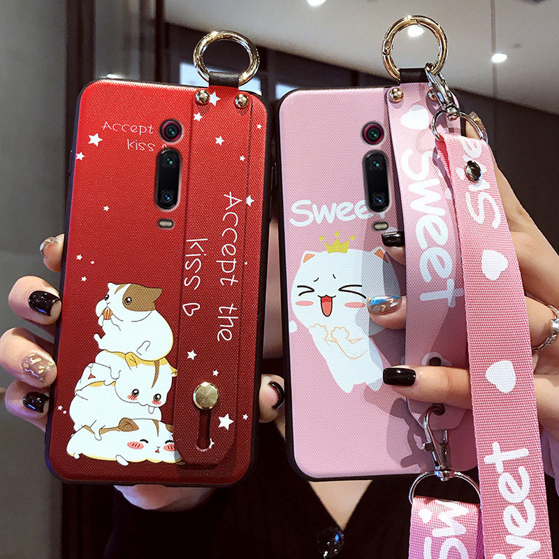 手机壳红米k20硅胶保护套redmik20pro软外壳全包防摔可爱卡通少女小米