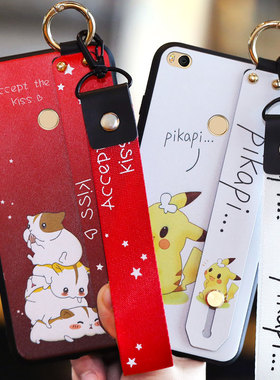 适用于小米max2手机壳硅胶小米max1女款小米max3保护套max防摔全包磨砂网红同款mde40卡通可爱腕带挂绳薄创意