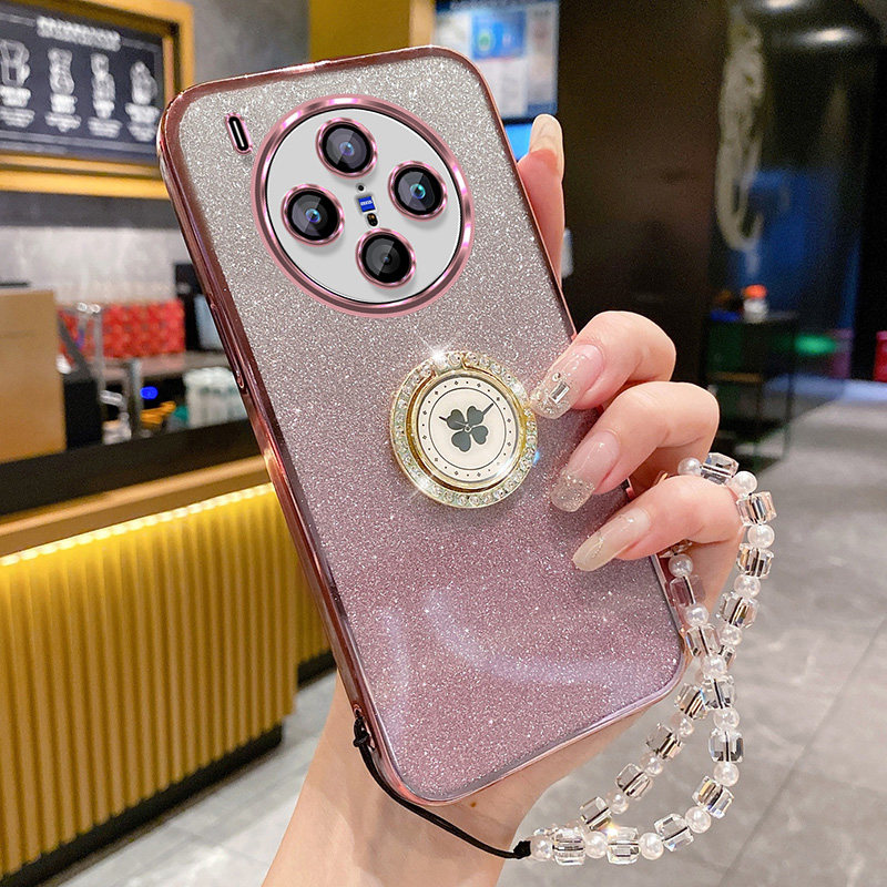 适用vivoy500pro手机壳新款vivo保护y500por硅胶套5g渐变闪粉全包V2516A防摔软壳voy女voviy带支架时尚ins风