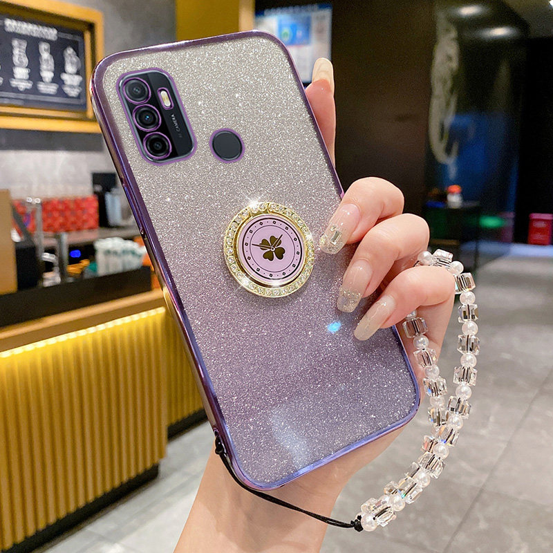 OPPOA32闪粉水晶手链+支架