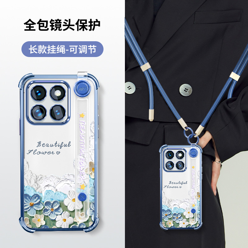 适用小米15T手机壳xiaomi15Tpro保护硅胶套5G镜头全包mi15T四角防摔软壳por透明15tp女5g新款高级感腕带挂绳