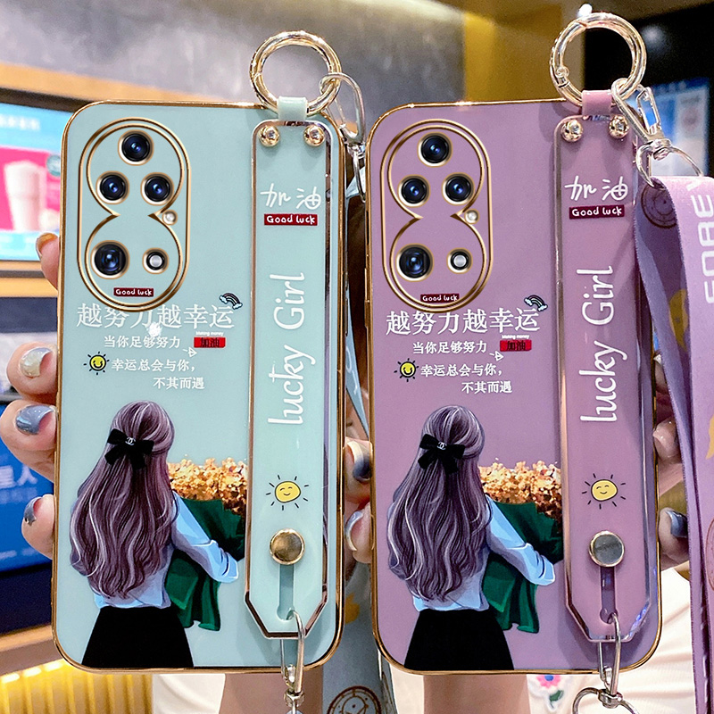 华为P50捧花女孩腕带