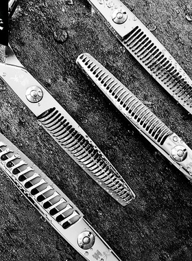 日本钢夫剪刀平剪无痕牙剪打薄剪理发套装专业发型师美发剪刀专用