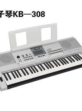 雅马哈电子琴KB308考级专业演奏61键力度 初学者KB290升级