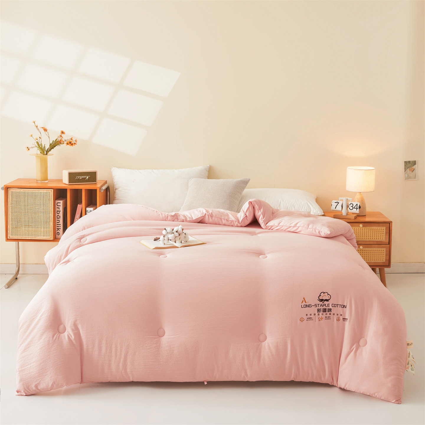 冬被新疆纯棉花被子被芯秋冬天棉被棉絮冬季加厚保暖单人春秋被褥,床上用品,棉花被,淘宝优惠券,粉丝福利购,淘宝优惠卷