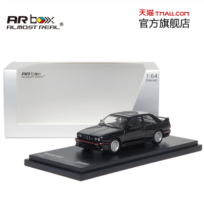宝马 M3（E30）黑色 1:64 合金车模 AR box汽车模型