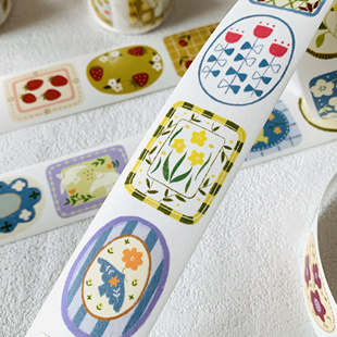 整卷｜今日见你｜原创和纸pet胶带春日迟迟春景熙熙贴纸卷