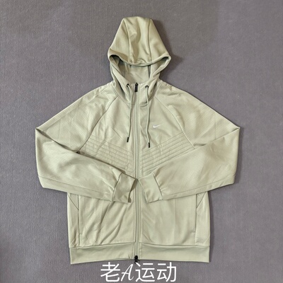 Nike/耐克 男子运动休闲跑步训练加绒保暖夹克连帽外套FZ1108-370