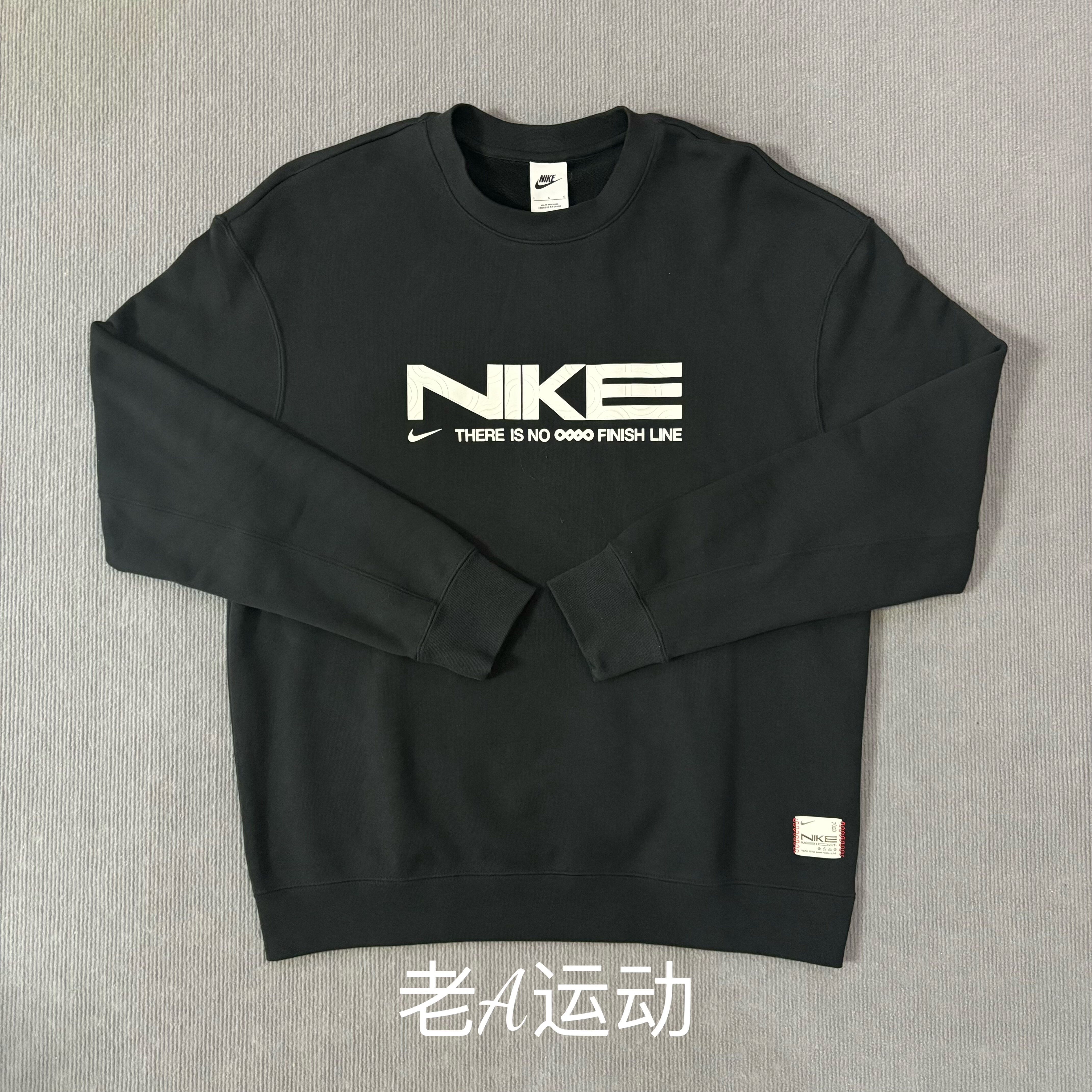 Nike/耐克 男子春秋运动休闲宽松纯棉针织毛圈套头衫卫衣IB5450