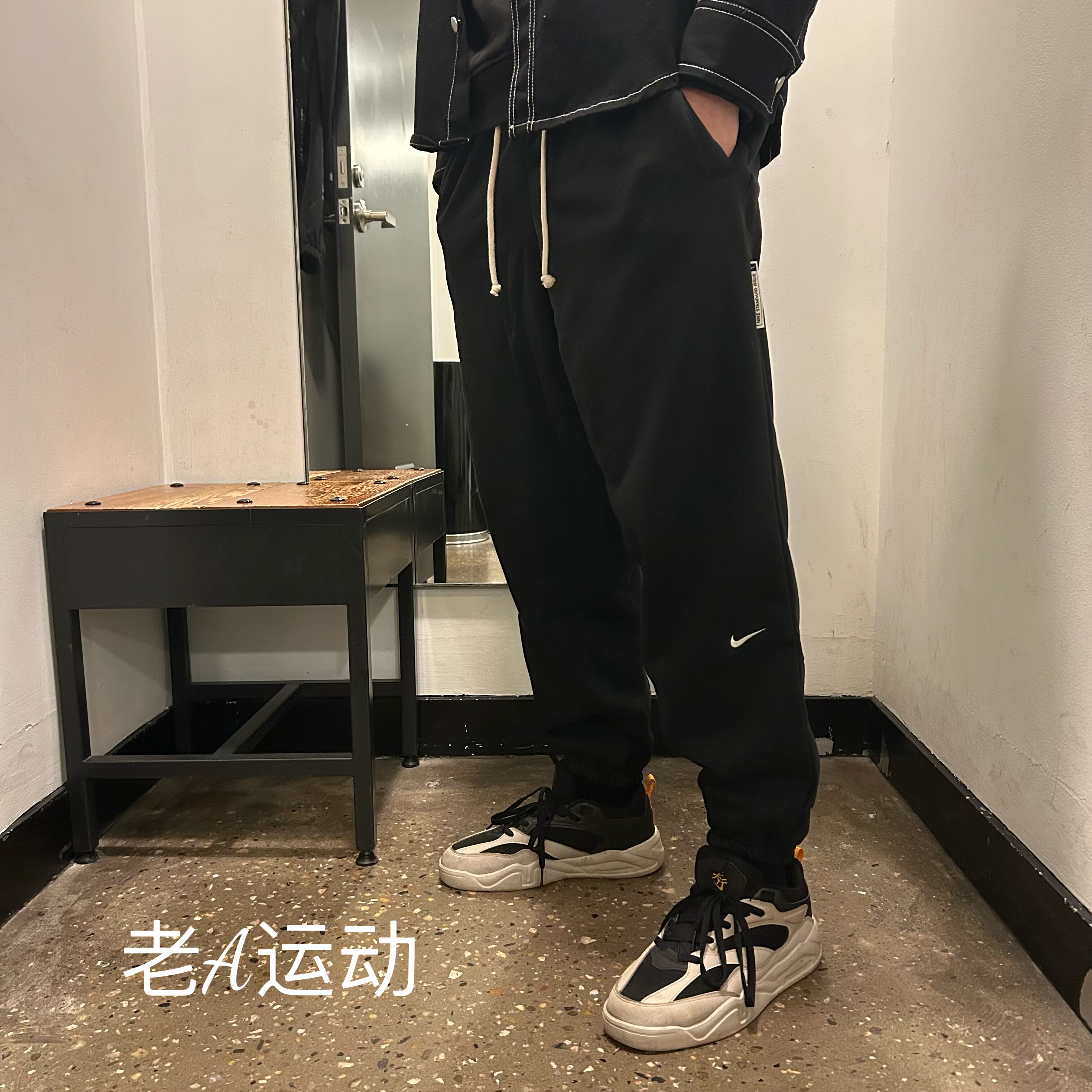 正品Nike/耐克秋冬男子加绒保暖卫裤运动休闲收口长裤 IB1872-010