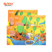 阳光天使12色 24色儿童新型大三角塑料蜡笔幼儿涂鸦 18色