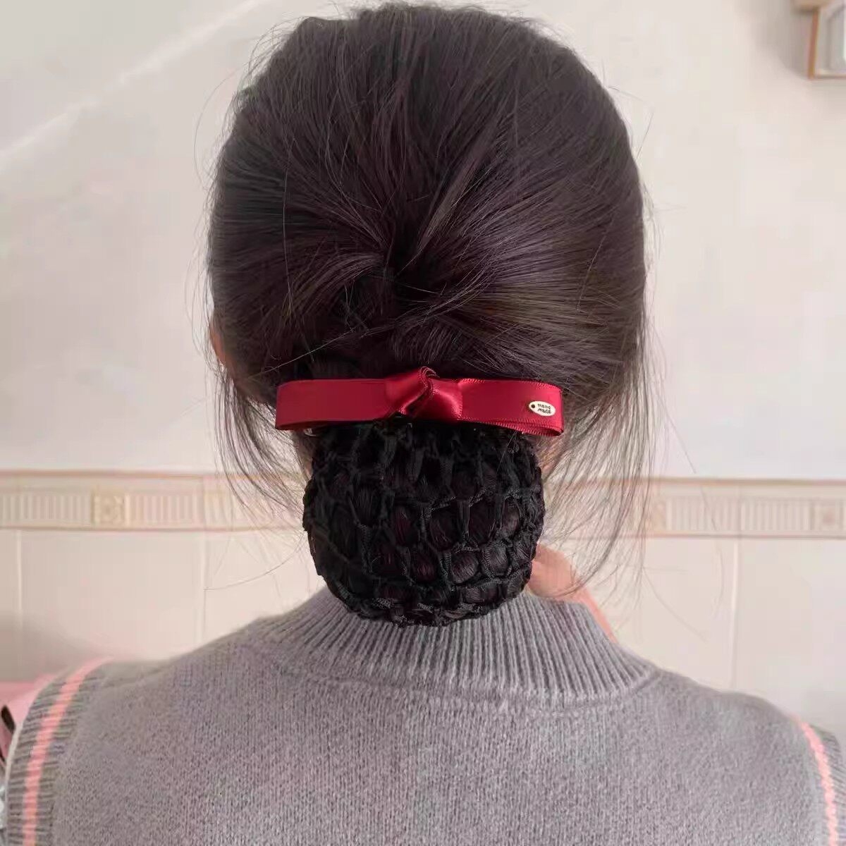 职业发网女护士头花空姐服务员银行医院酒店韩版百搭上班盘头发夹