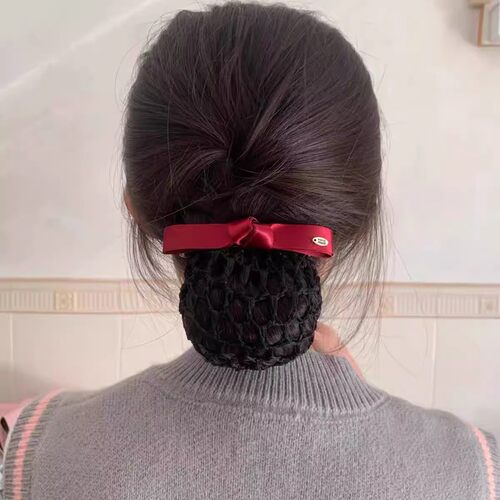 职业发网女护士头花空姐服务员银行医院酒店韩版百搭上班盘头发夹