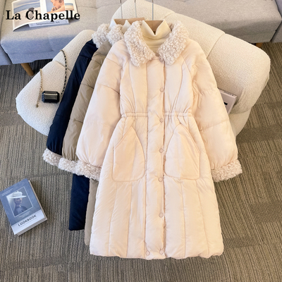 拉夏贝尔时尚百搭棉衣棉服外套女