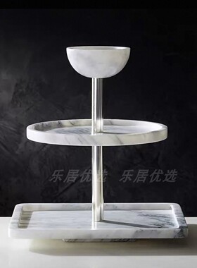 北欧轻奢大理石酒桶收纳筒